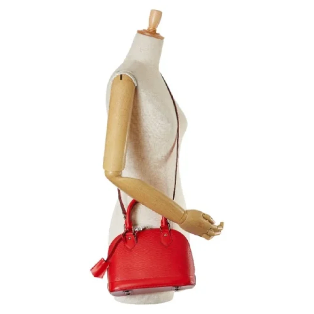Louis Vuitton Vintage Pre-owned Leather louis-vuitton-bags Red Dames