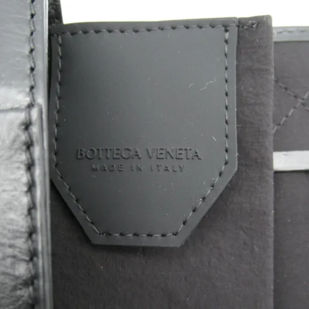 Bottega Veneta Vintage Pre-owned Leather crossbody-bags Black Dames