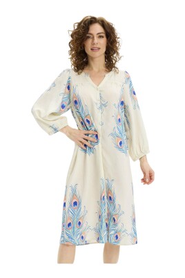 penelope-kjole-multifarvet-elegant-print