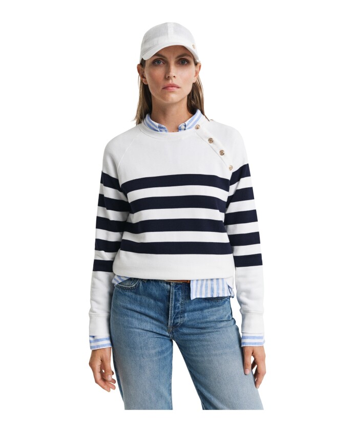 sweat-a-col-rond-raye-avec-boutons-dores