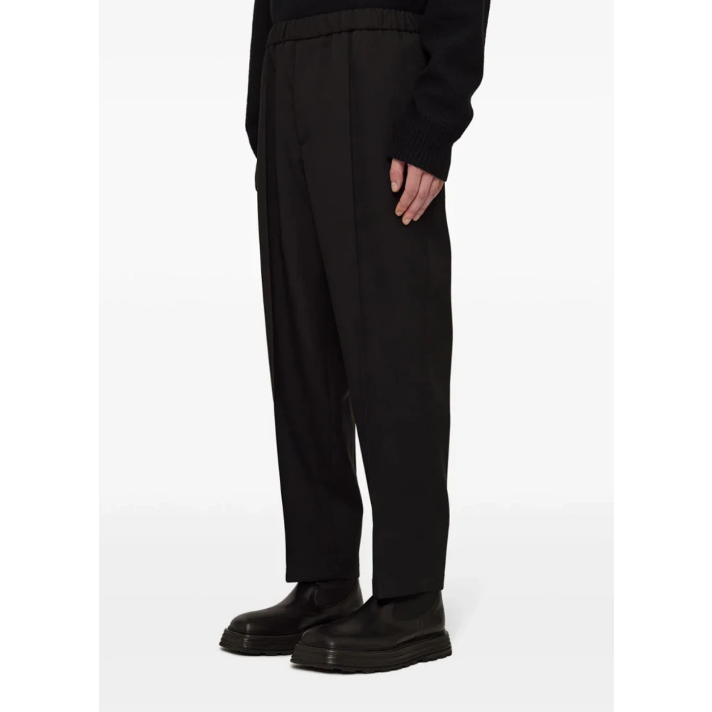Jil Sander Zwarte Casual Broek Black Heren