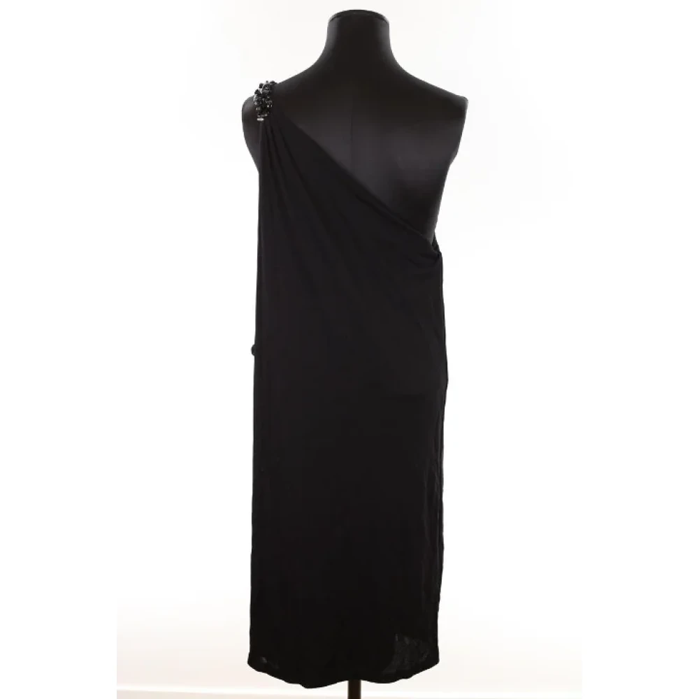 Valentino Vintage Pre-owned Viscose dresses Black Dames