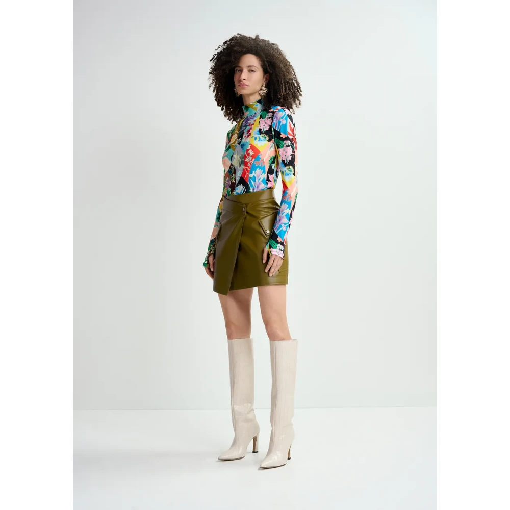 Essentiel Antwerp Gedrukte Top Golobo O Multicolor Dames