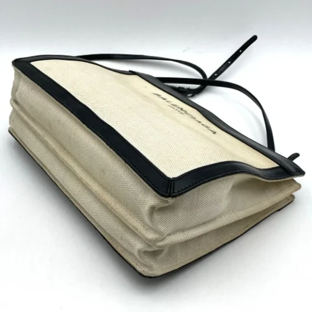 Balenciaga Vintage Pre-owned Canvas balenciaga-bags Beige Unisex