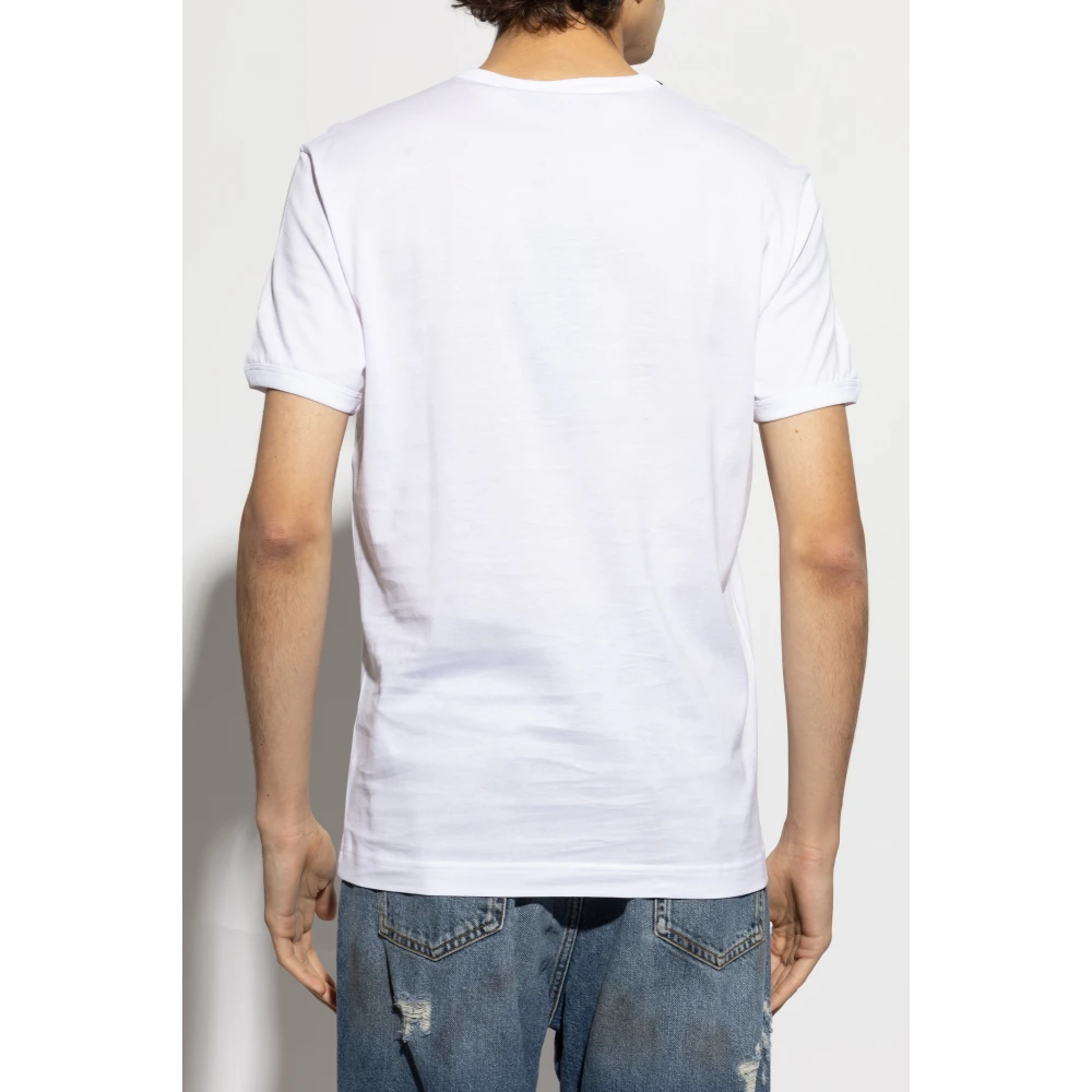 Dolce & Gabbana T-shirt met applicatie White Heren