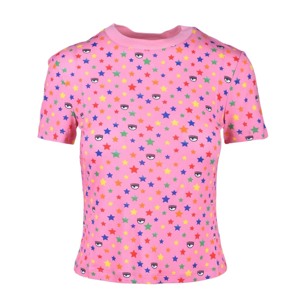 Chiara Ferragni Collection Roze T-shirt voor vrouwen Pink Dames