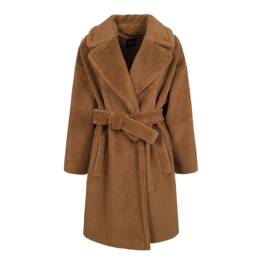 Max Mara Weekend Bruna Capes för Kvinnor Aw24 Brown, Dam