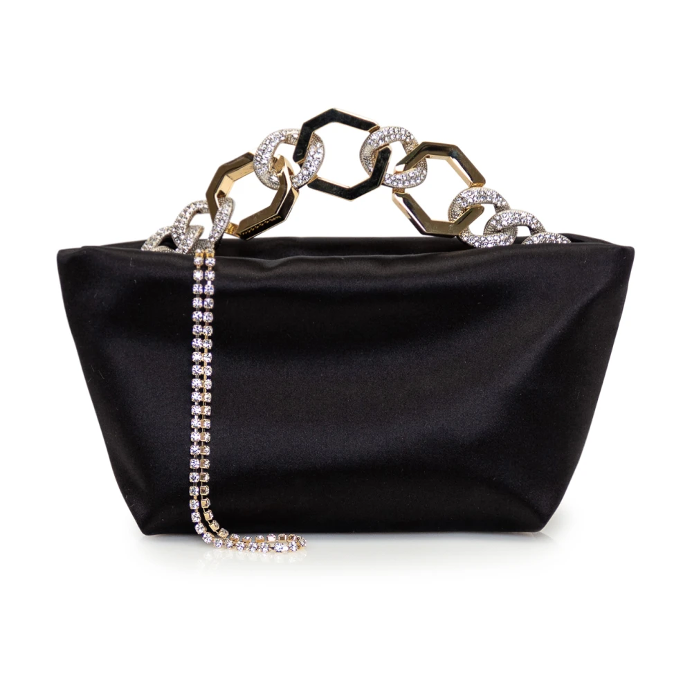 Gedebe Satin Handtassen Black Dames