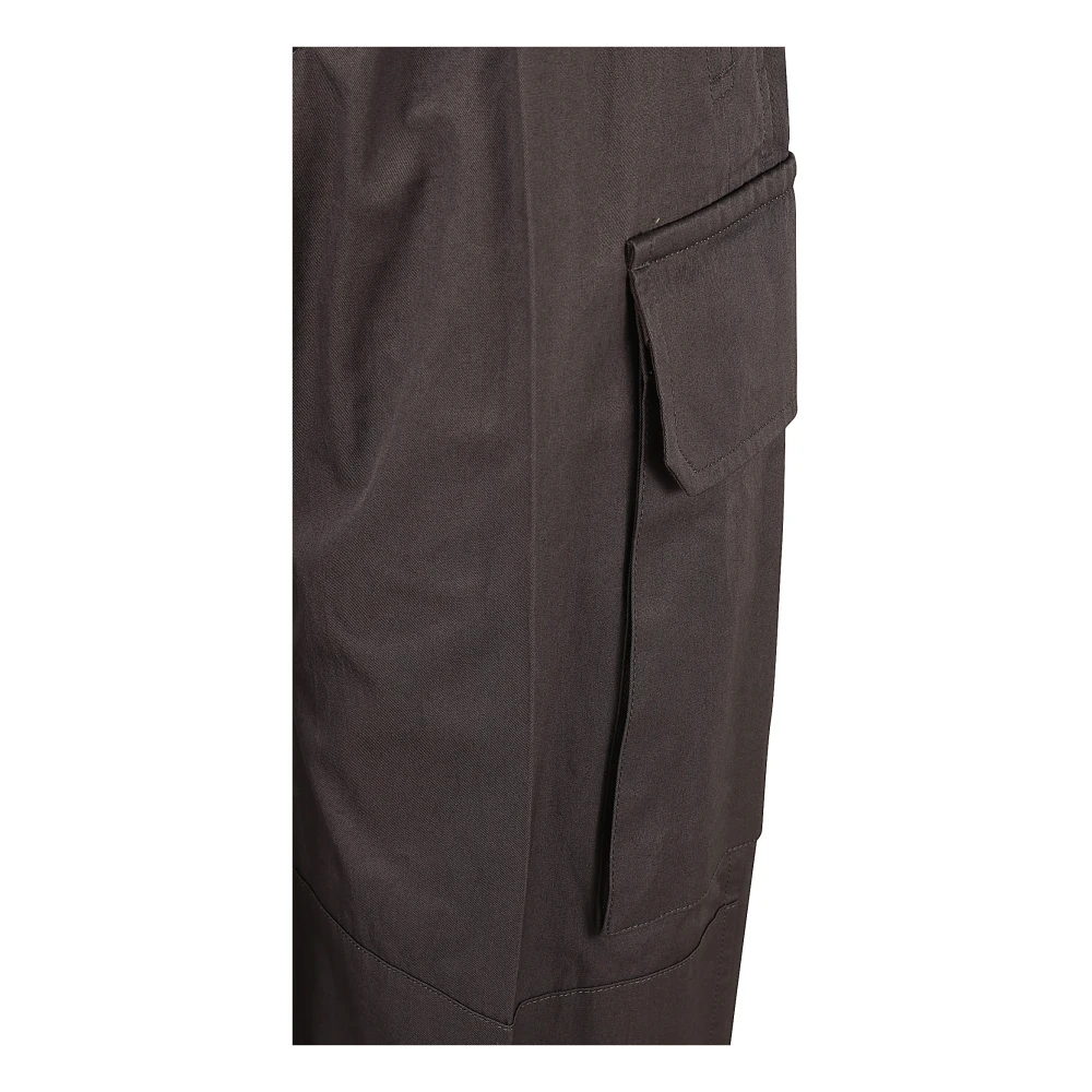 Saint Laurent Elegante broek met Pantalon detail Gray Dames