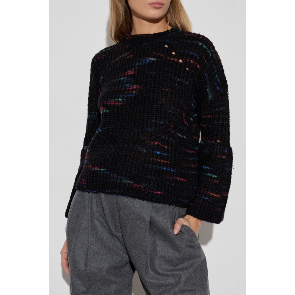 Munthe Wollen trui Black Dames