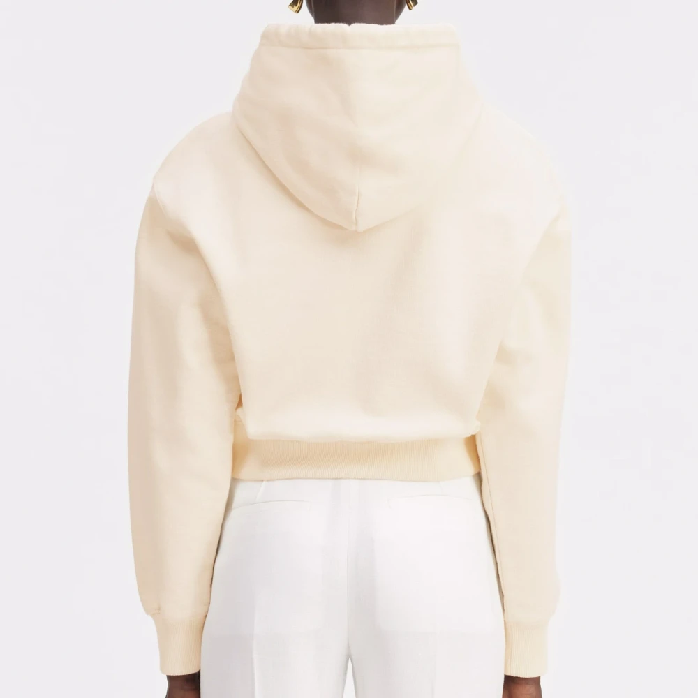 Jacquemus Beige Hoodie Gros Grain Beige Dames