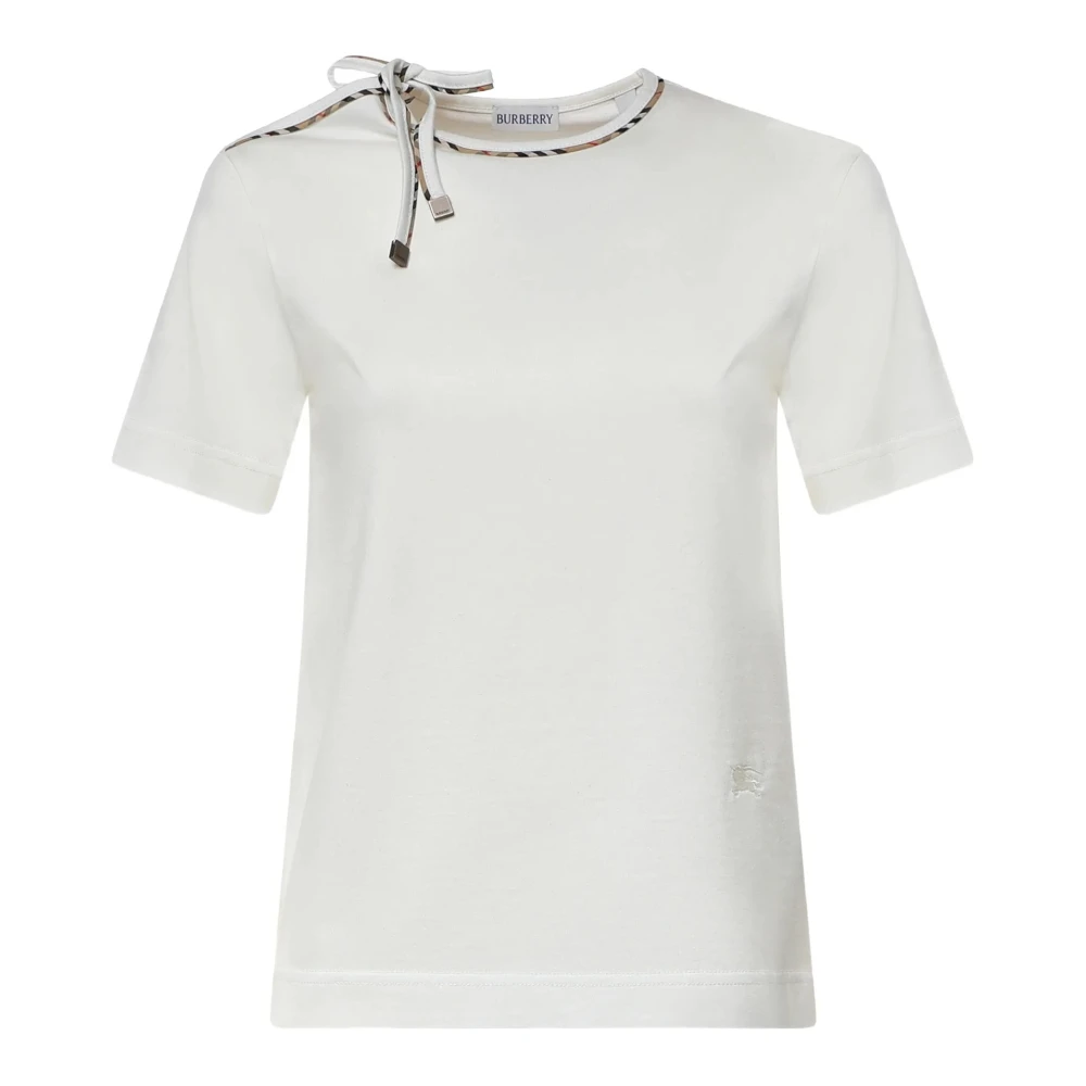 Burberry Donna Bianco Top, M, New,