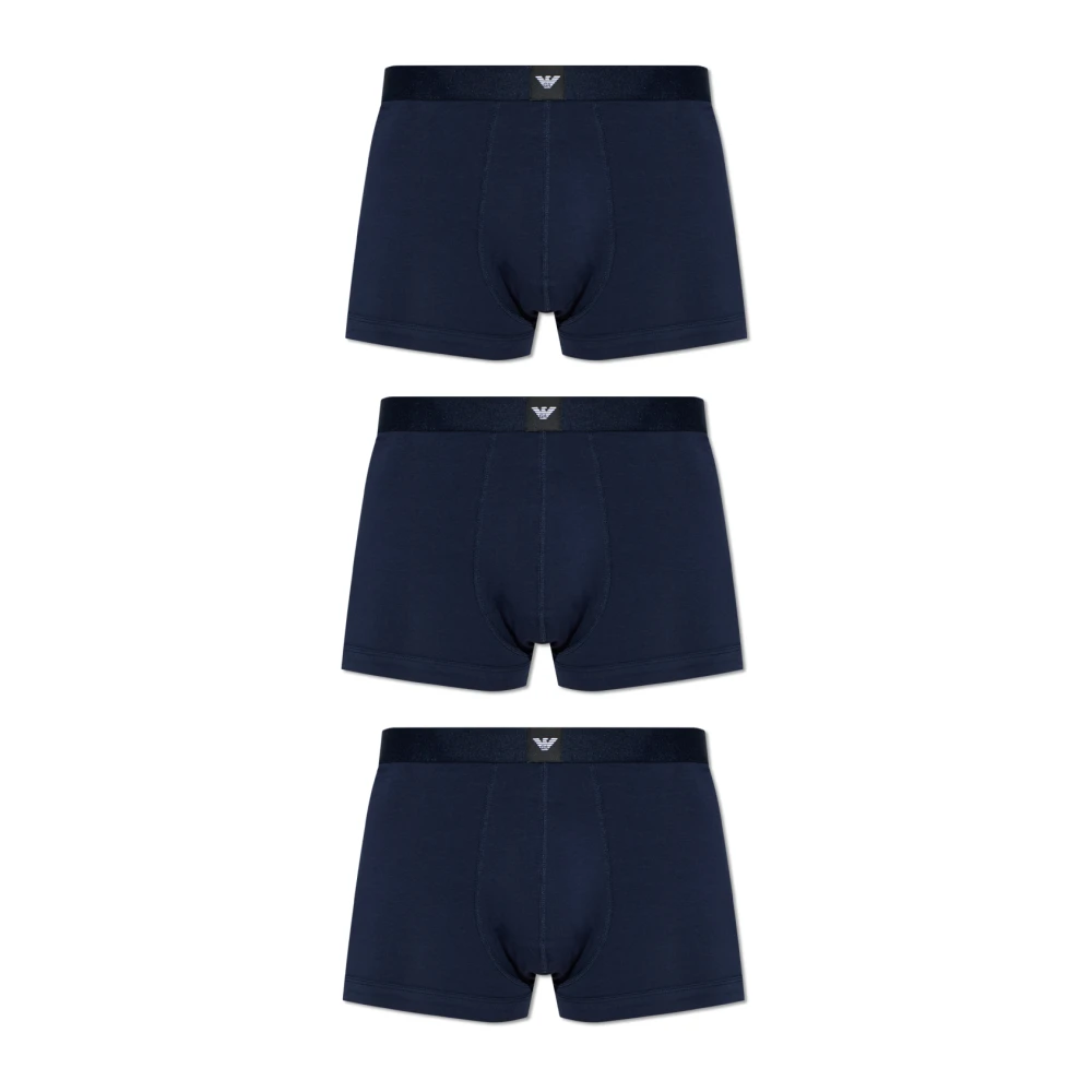 Emporio Armani Herren Blau Unterwäsche, Xlgröße: