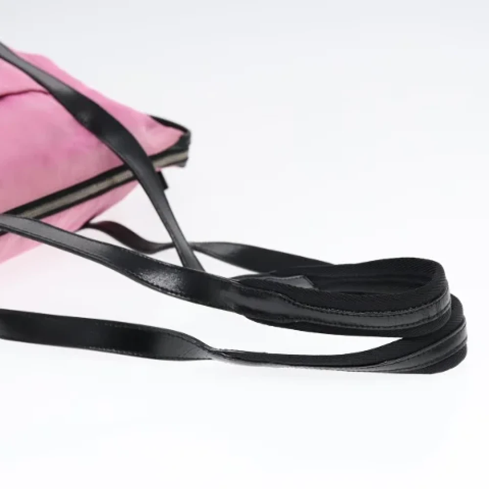 Prada Vintage Pre-owned Nylon prada-bags Pink Dames