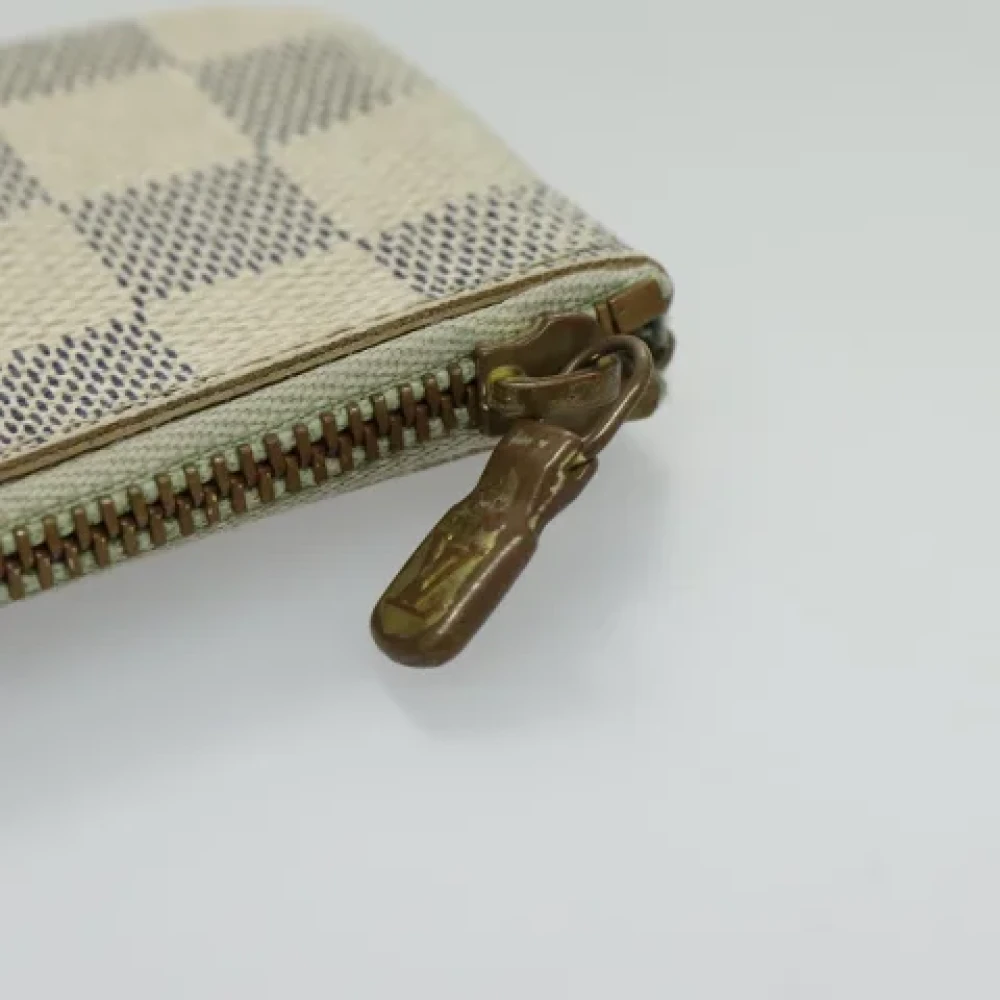 Louis Vuitton Vintage Pre-owned Canvas wallets White Dames