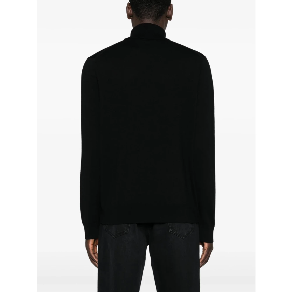 Michael Kors Merino Rolkraag Black Heren