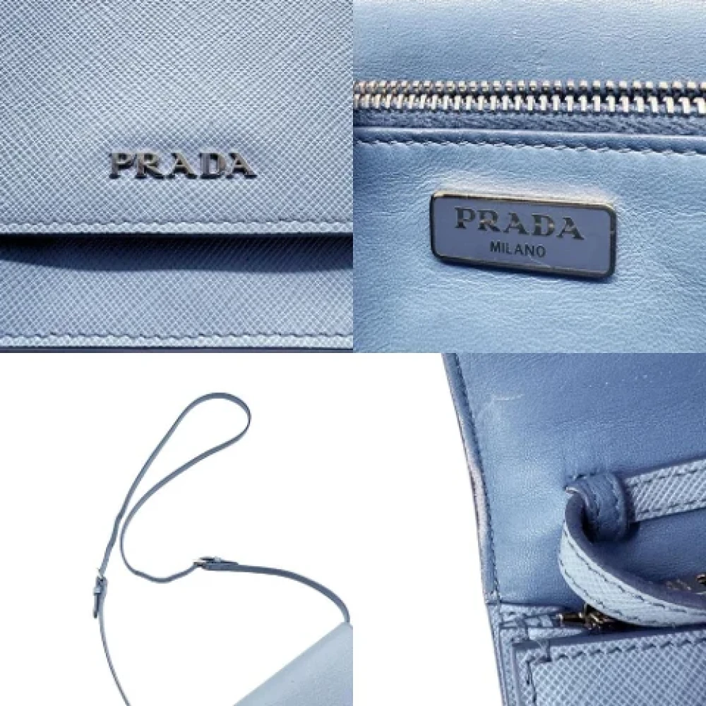 Prada Vintage Pre-owned Fabric prada-bags Blue Dames