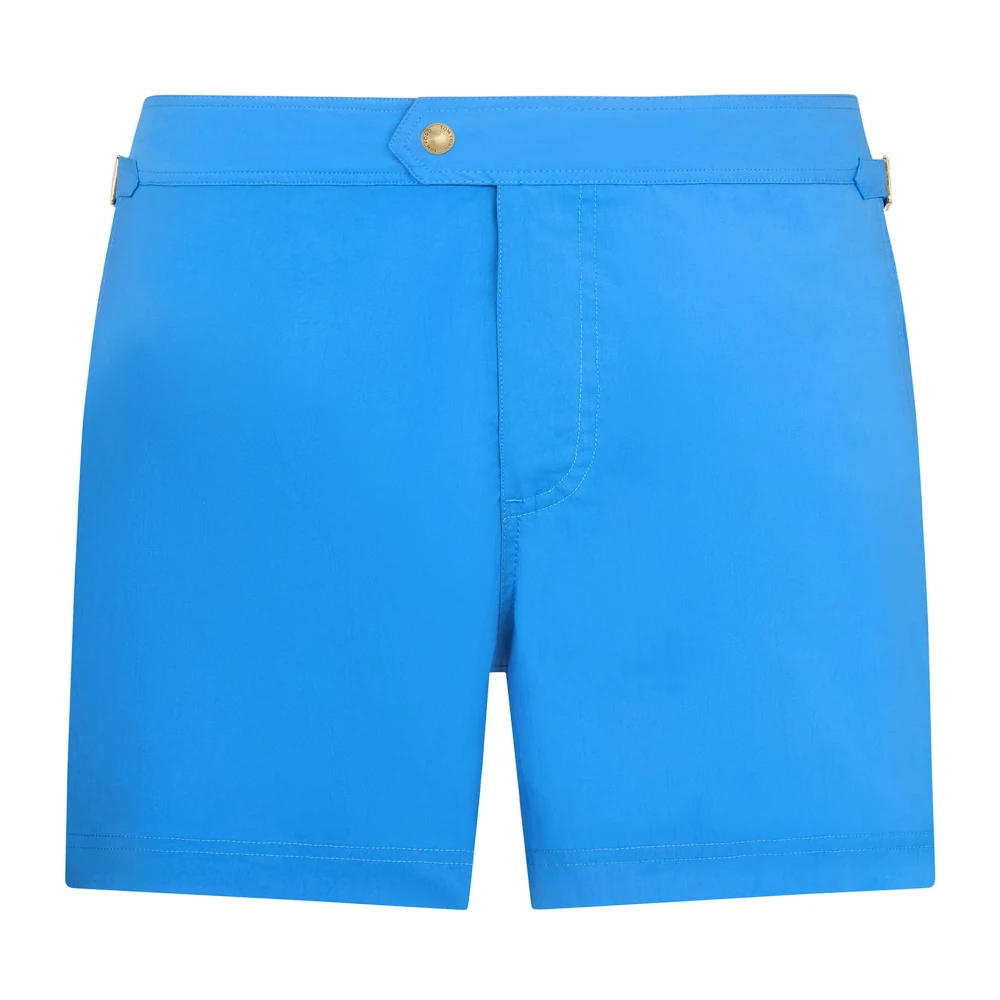 Tom Ford Blauwe zee kleding met gouden accenten Blue Heren