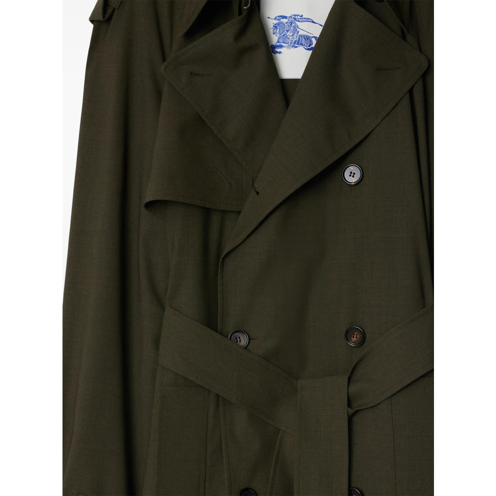 Burberry Bruin Melange Wollen Trui Brown Heren