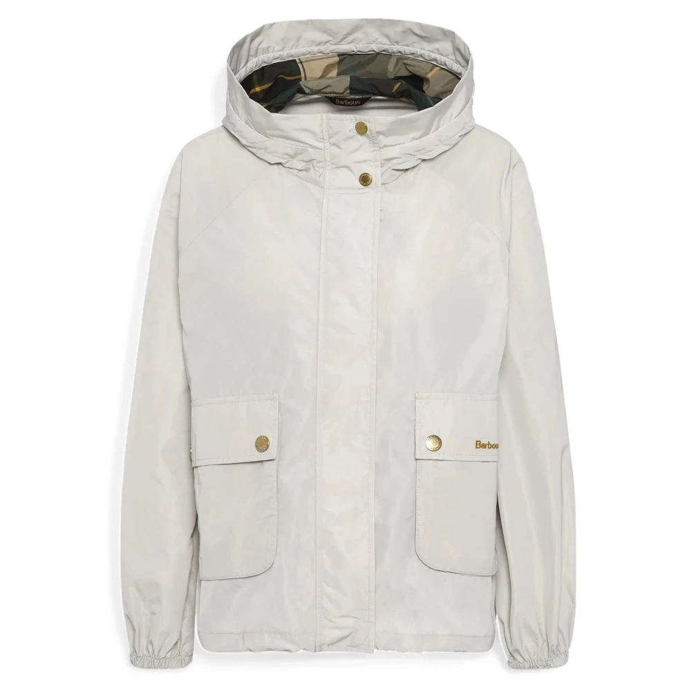 Barbour Women's White Polyester Puffer And Parka Jackets