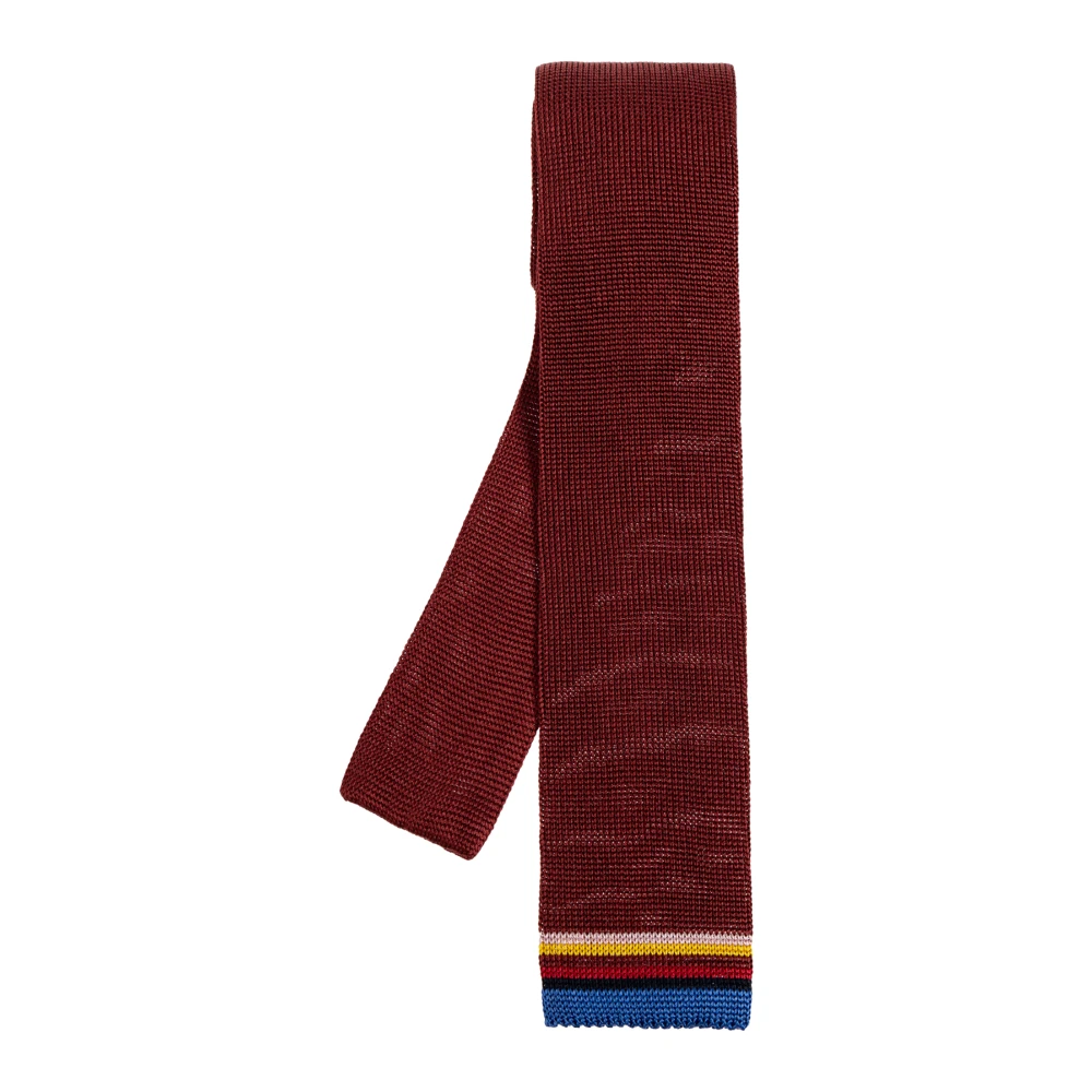 Paul Smith Hombre Rojo - Corbata De Seda - Accessories - One Size