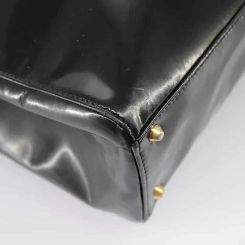 Dior Vintage Pre-owned Leather dior-bags Black Dames