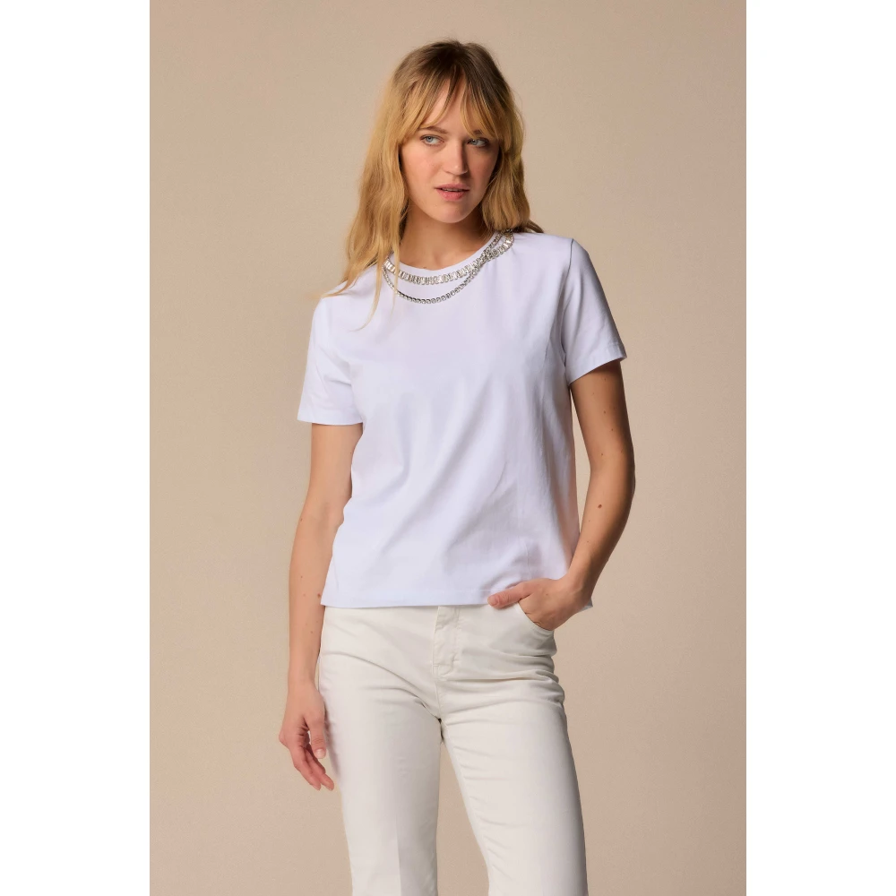 Kocca Stijlvolle T-shirts voor elke gelegenheid White Dames