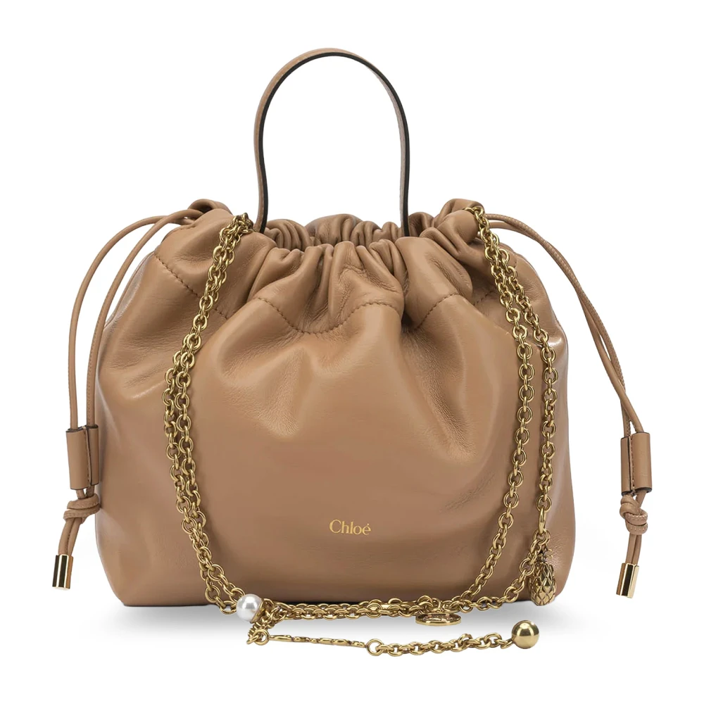 Chloé Women's Beige Bucket Bags, One Size, Chloè Bags..