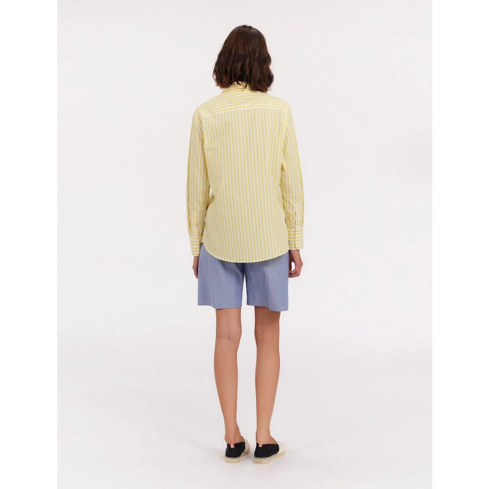 Ines De La Fressange Paris Gele Gestreepte Maureen Shirt Yellow Dames