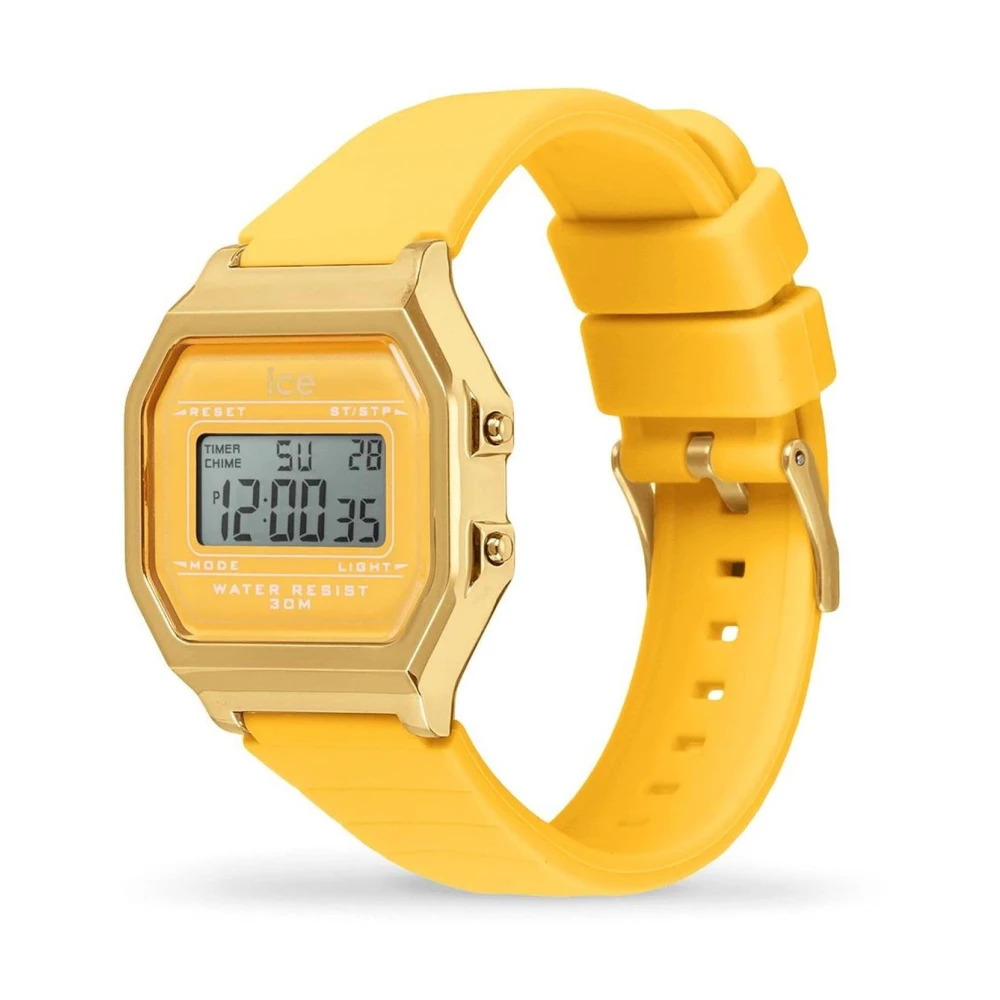 Ice Play Unisex Yellow Watches, One Size, Synthetic Digital Watch