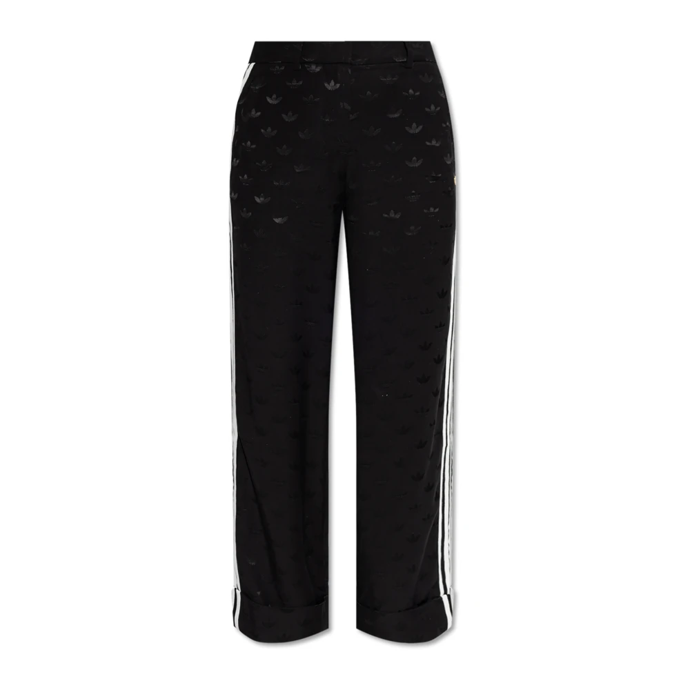 Adidas Originals Broek met monogram Black Dames
