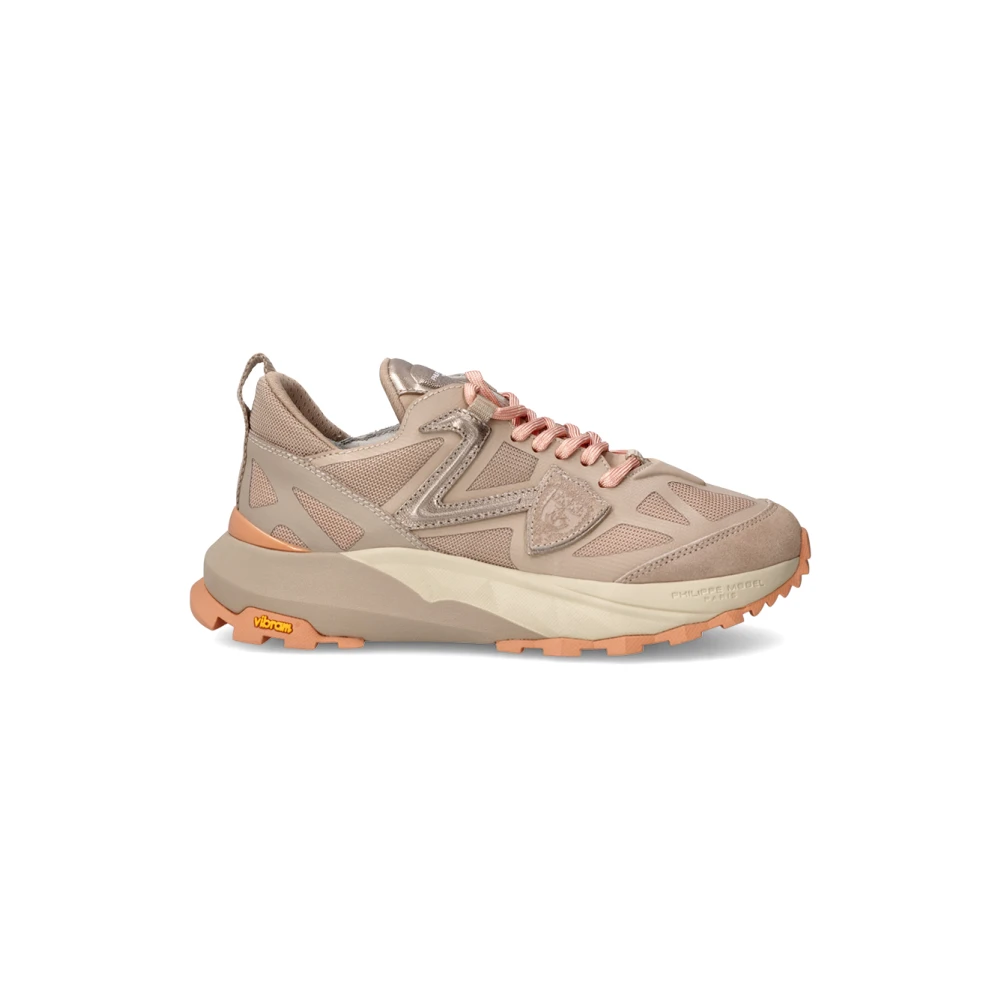 Philippe Model Women's Beige Sneakers, 3 Uk, Trainers Rocx Running