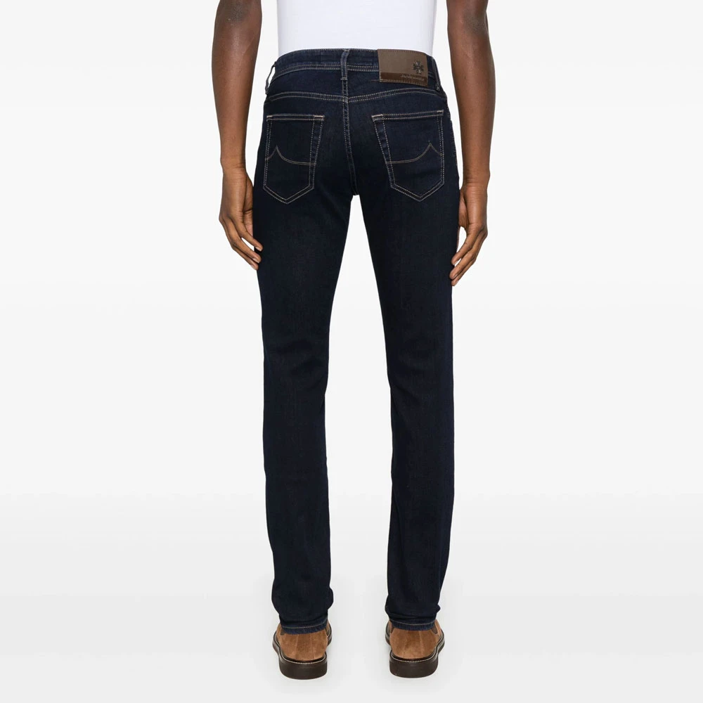 Jacob Cohën Slim Fit Donkerblauwe Bard Jeans Blue Heren