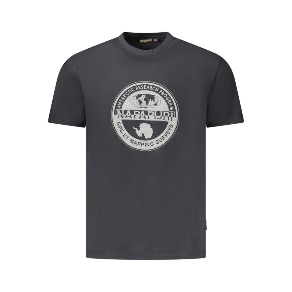 Napapijri Men's Black T-Shirts, M, T-Shirt