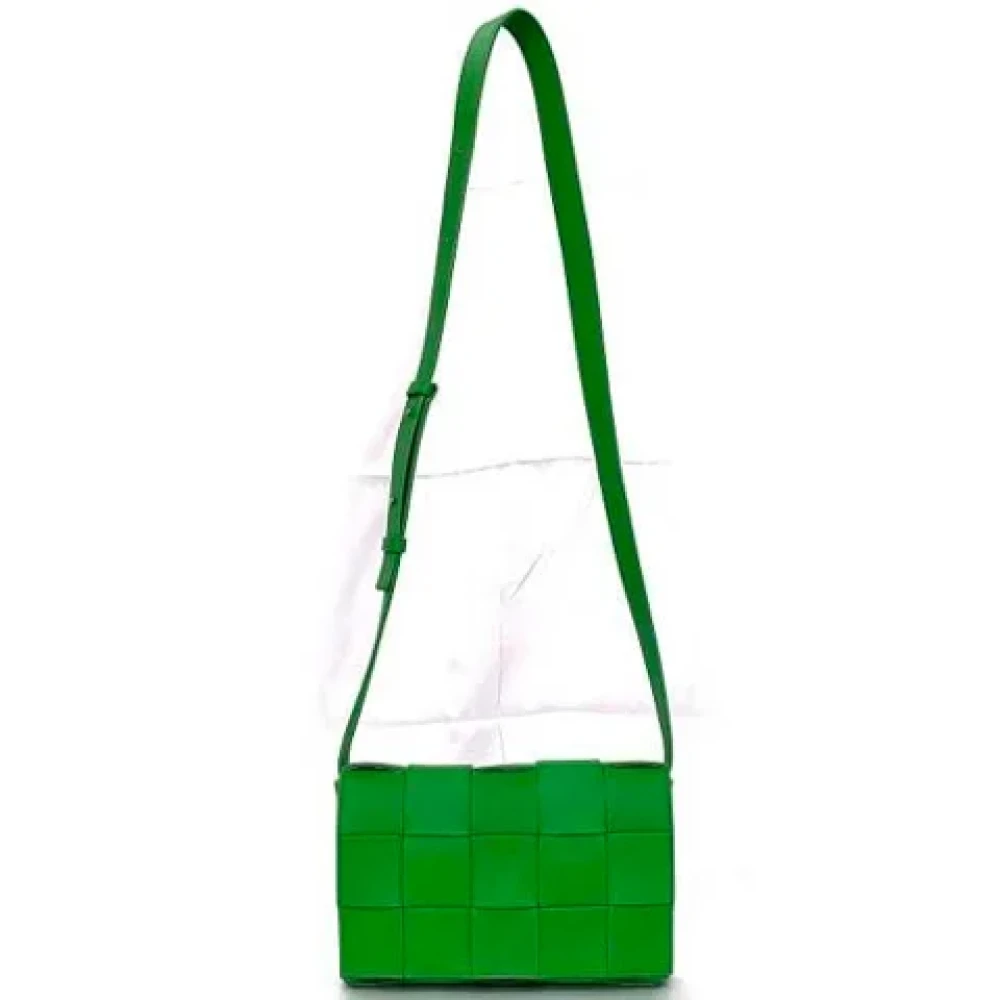 Bottega Veneta Vintage Pre-owned Leather shoulder-bags Green Dames