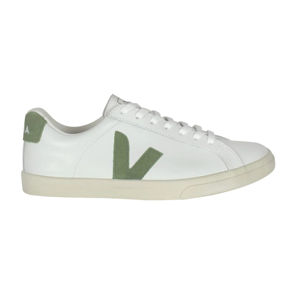 Veja Leren en suède sneakers Dames Schoenen Wit