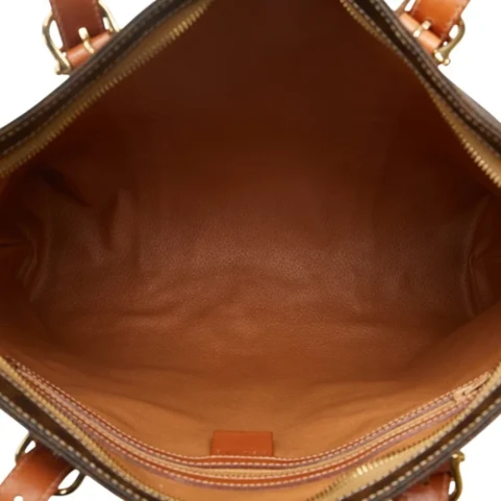 Celine Vintage Pre-owned Leather celine-bags Brown Dames