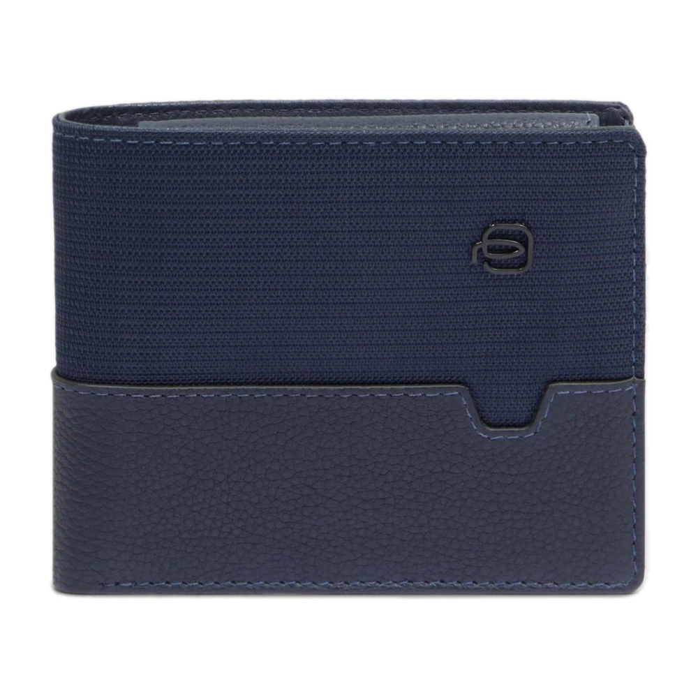 Piquadro Homme Bleu Accessoires, Taille: One Size Portefeuille Avec Poche À Monnaie