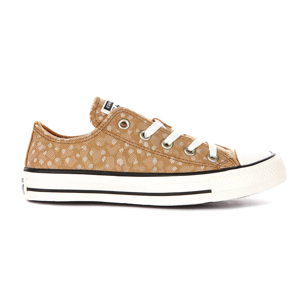 Converse Unisex Beige Sneakers, 2 Uk, Chuck Taylor Ox A17922c Canvas Trainers