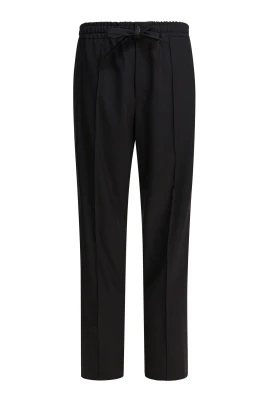 Svarta Ullbyxor Elegant Stil