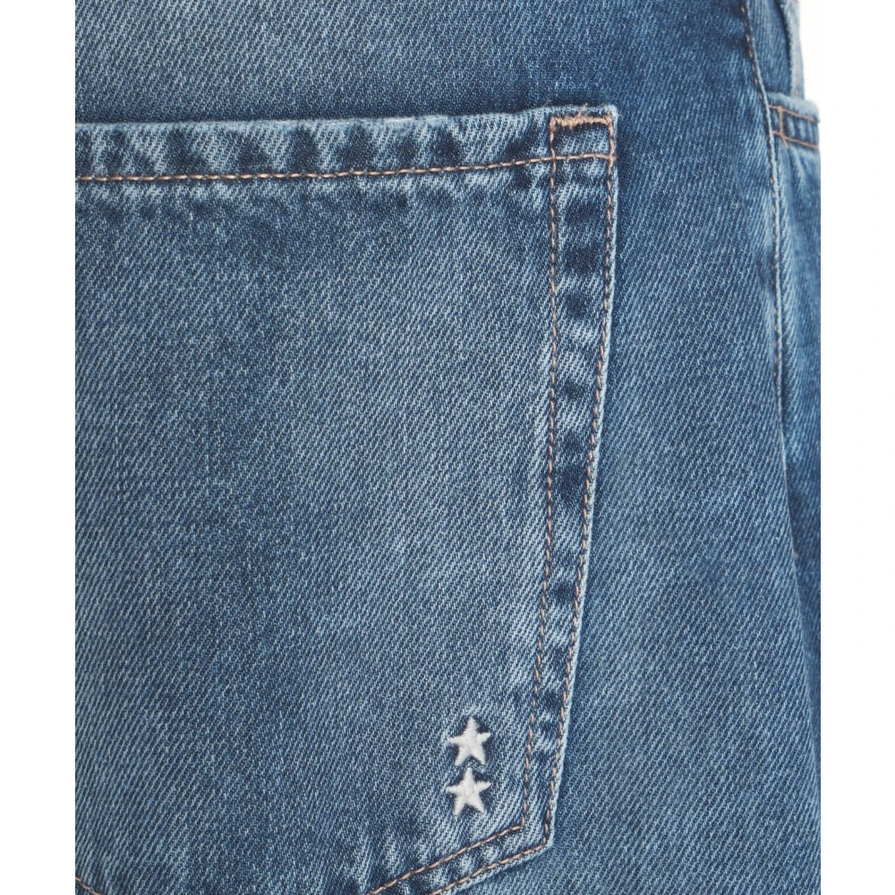 Icon Denim Blauwe Wide Leg Jeans Debby Blue Dames