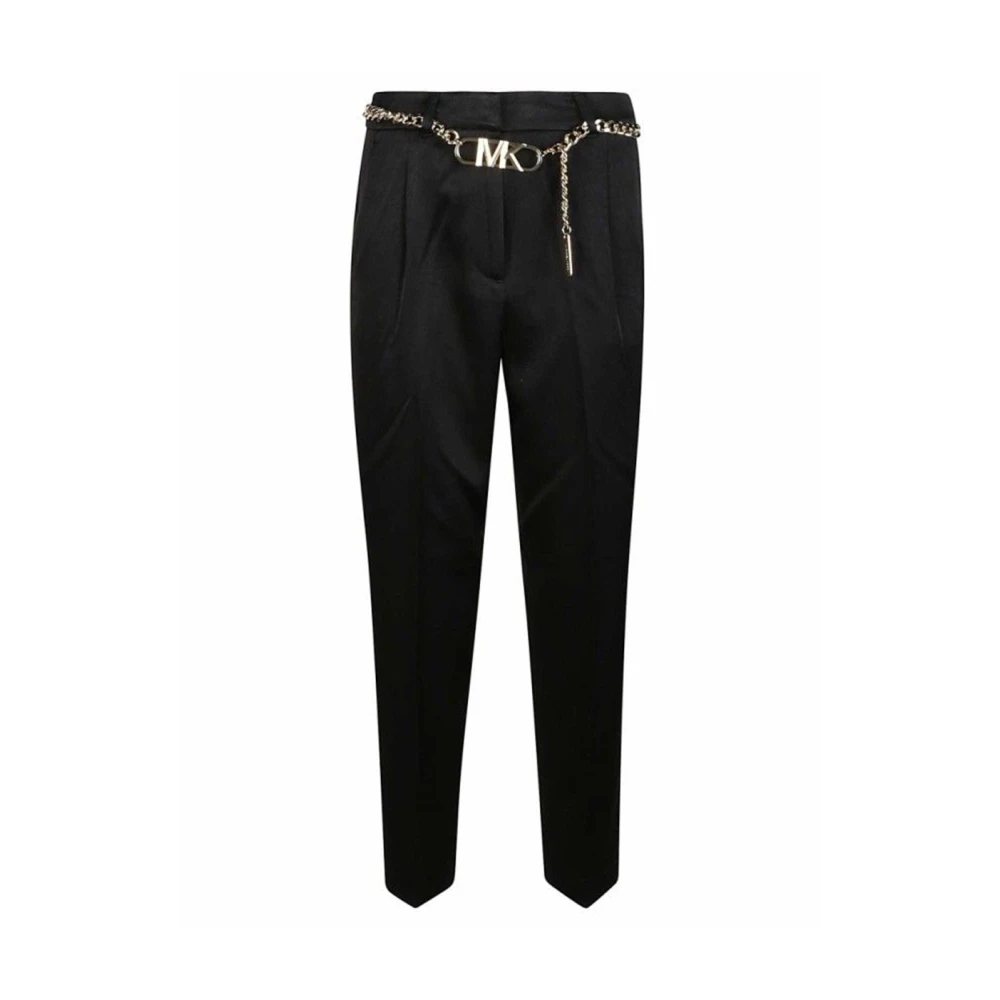 Michael Kors Women's Black Trousers Aw23 - Cropped Trousers - Xs - Trousers