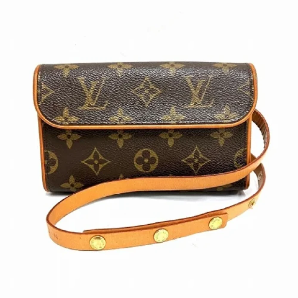Louis Vuitton Vintage Pre-owned Fabric crossbody-bags Brown Dames
