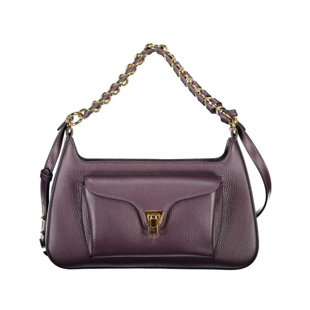 Coccinelle Women's Purple Handbags, One Size, Leather Handbag