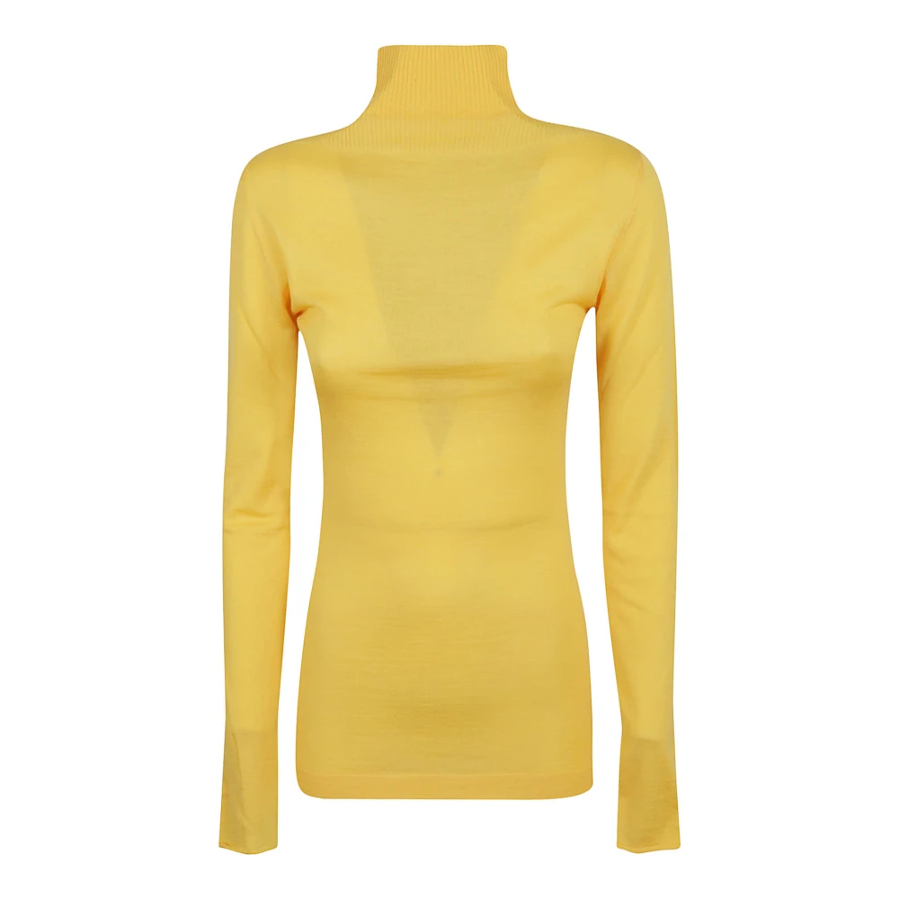 Marni Turtleneck Sweaters Yellow Dames