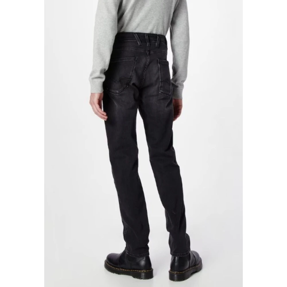 Replay Heren Logato Jeans Black Heren