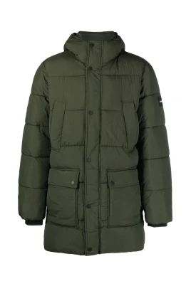 Grön Crinkle Puffer Jacka