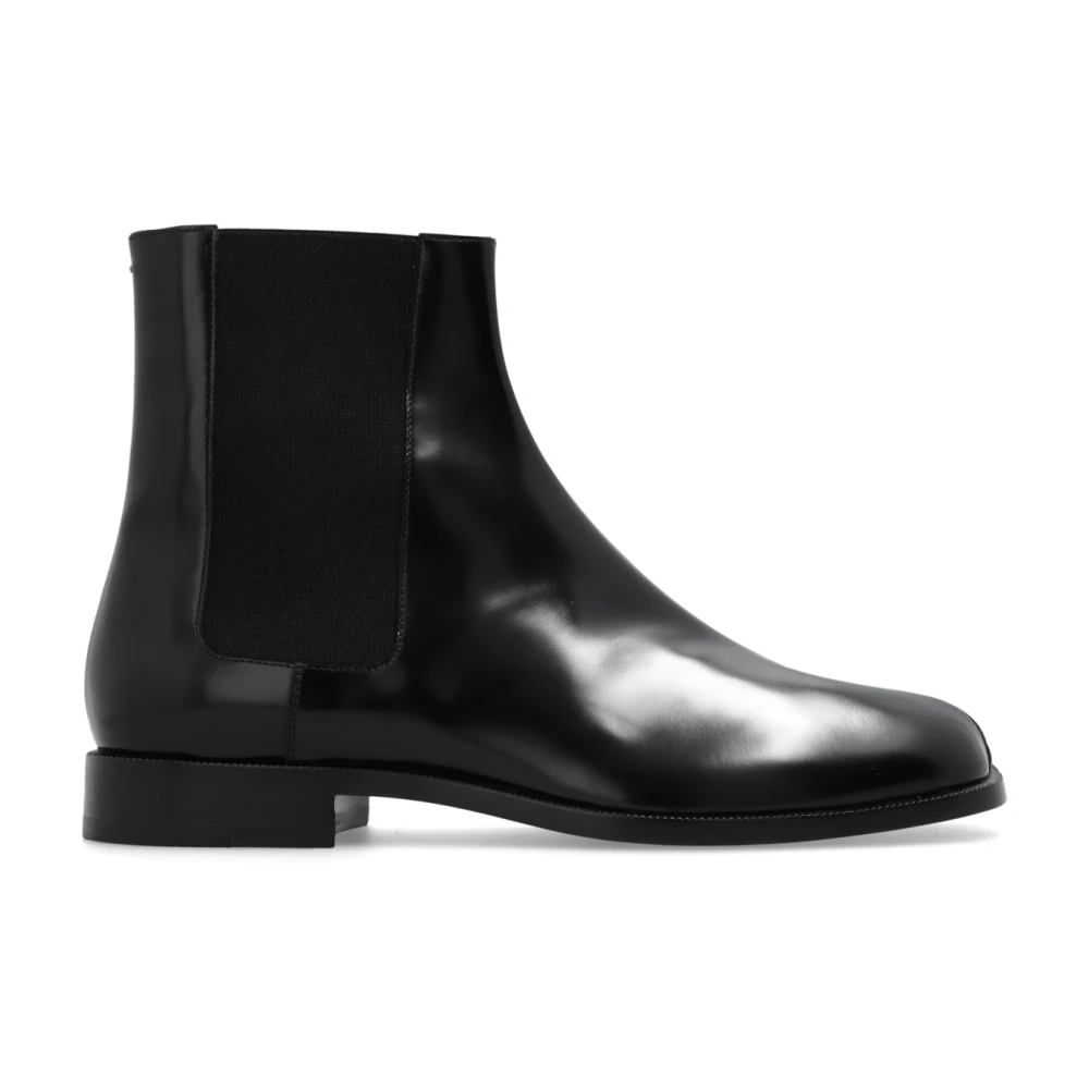 Maison Margiela Men's Black Chelsea Boots With Tabi Toe - Chelsea Boots - 11 Uk - Shoes