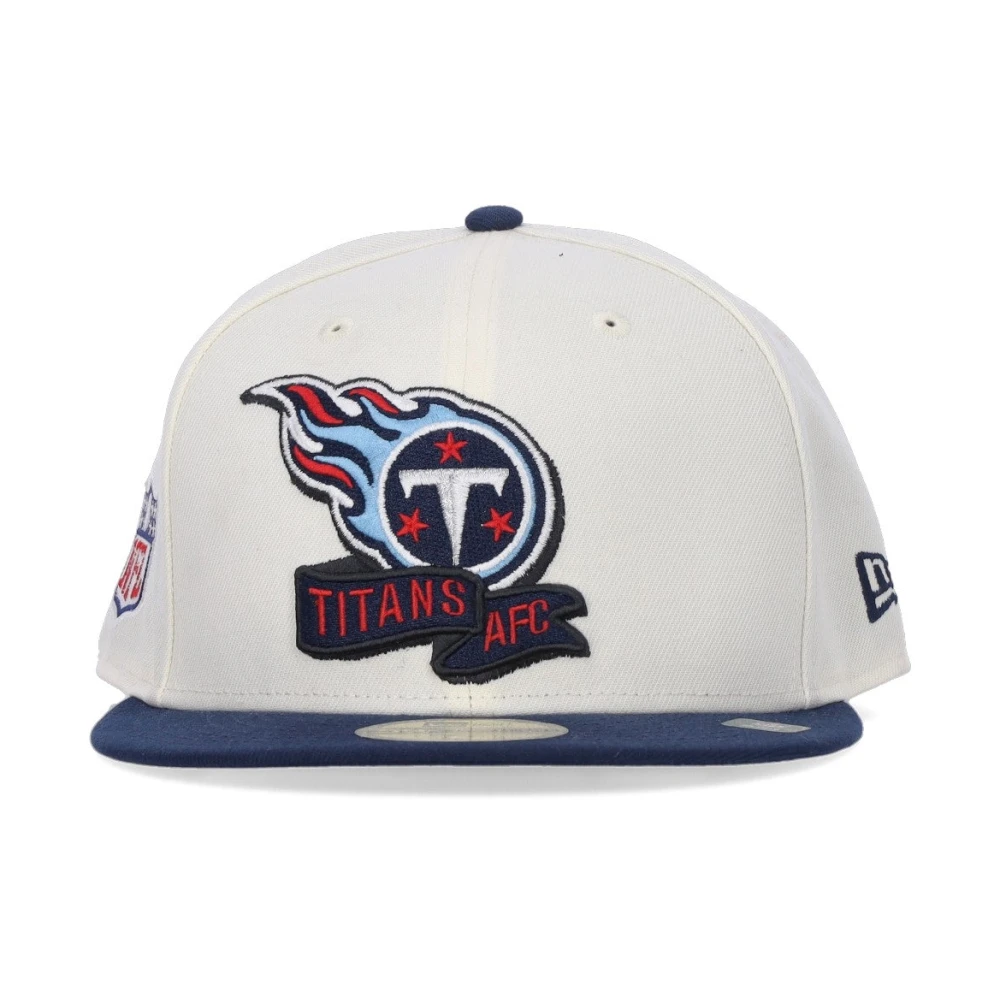 new era Tennessee Titans Platte Klep Pet White Heren