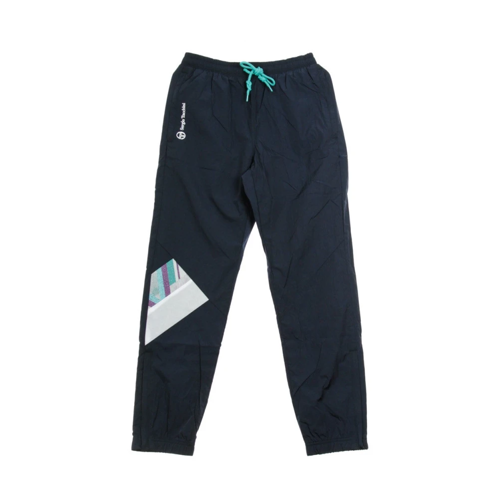 Sergio Tacchini Heren Trainingsbroek Archief Marineblauw wit Blue Heren